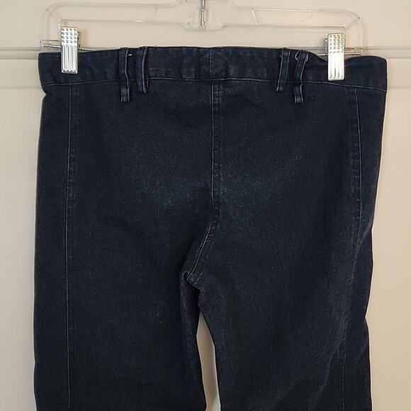 Avenue Montaigne Dark Wash Zipper Front Pants, Size 4 - Picture 5 of 7